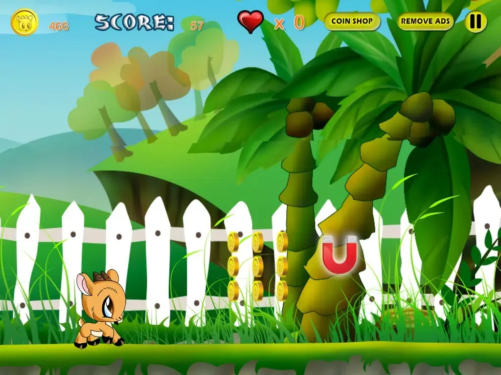 Clumsy Baby Goat Adventure - Tap Jump Run Game for Kids iPad  Screenshots