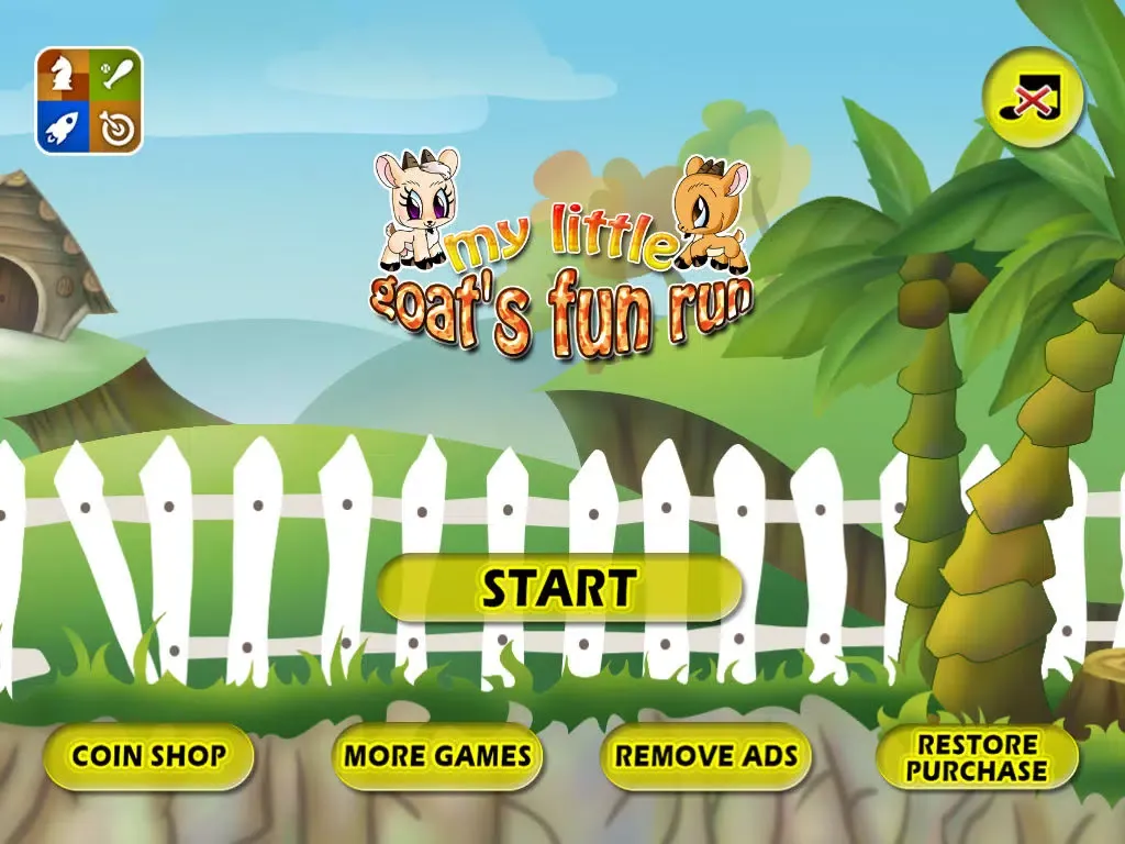 Clumsy Baby Goat Adventure - Tap Jump Run Game for Kids iPad  Screenshots