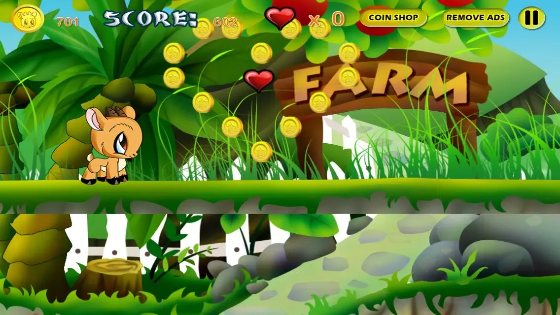 Clumsy Baby Goat Adventure - Tap Jump Run Game for Kids Screenshots