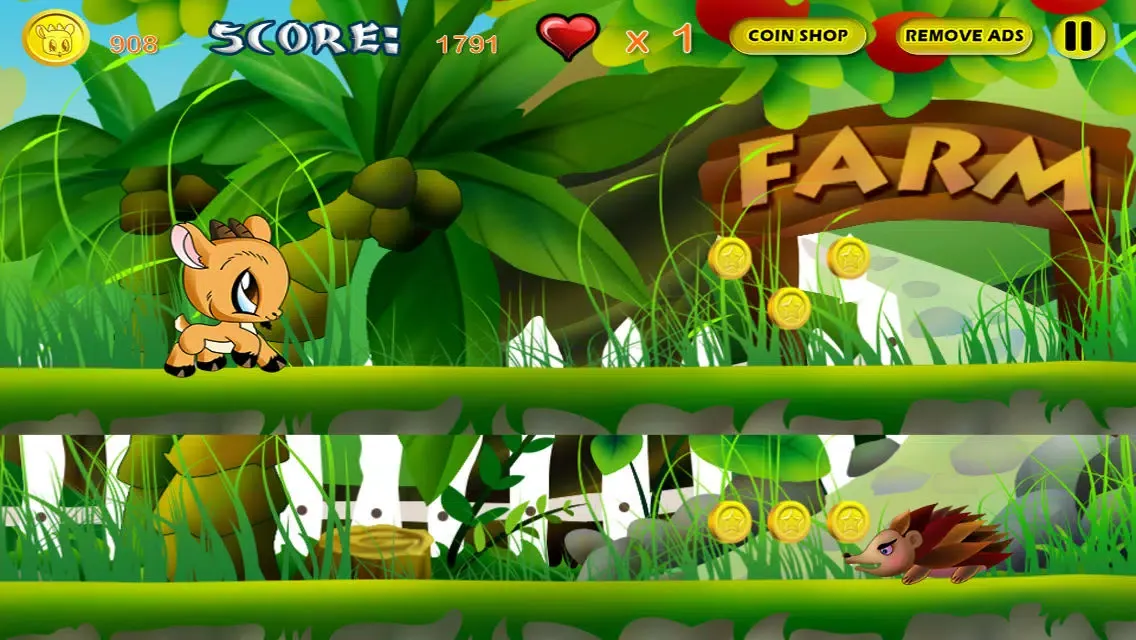 Clumsy Baby Goat Adventure - Tap Jump Run Game for Kids Screenshots