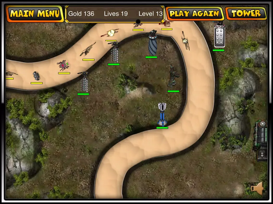 Alien Attack Simulation - Tower Defence Hero iPad  스크린샷