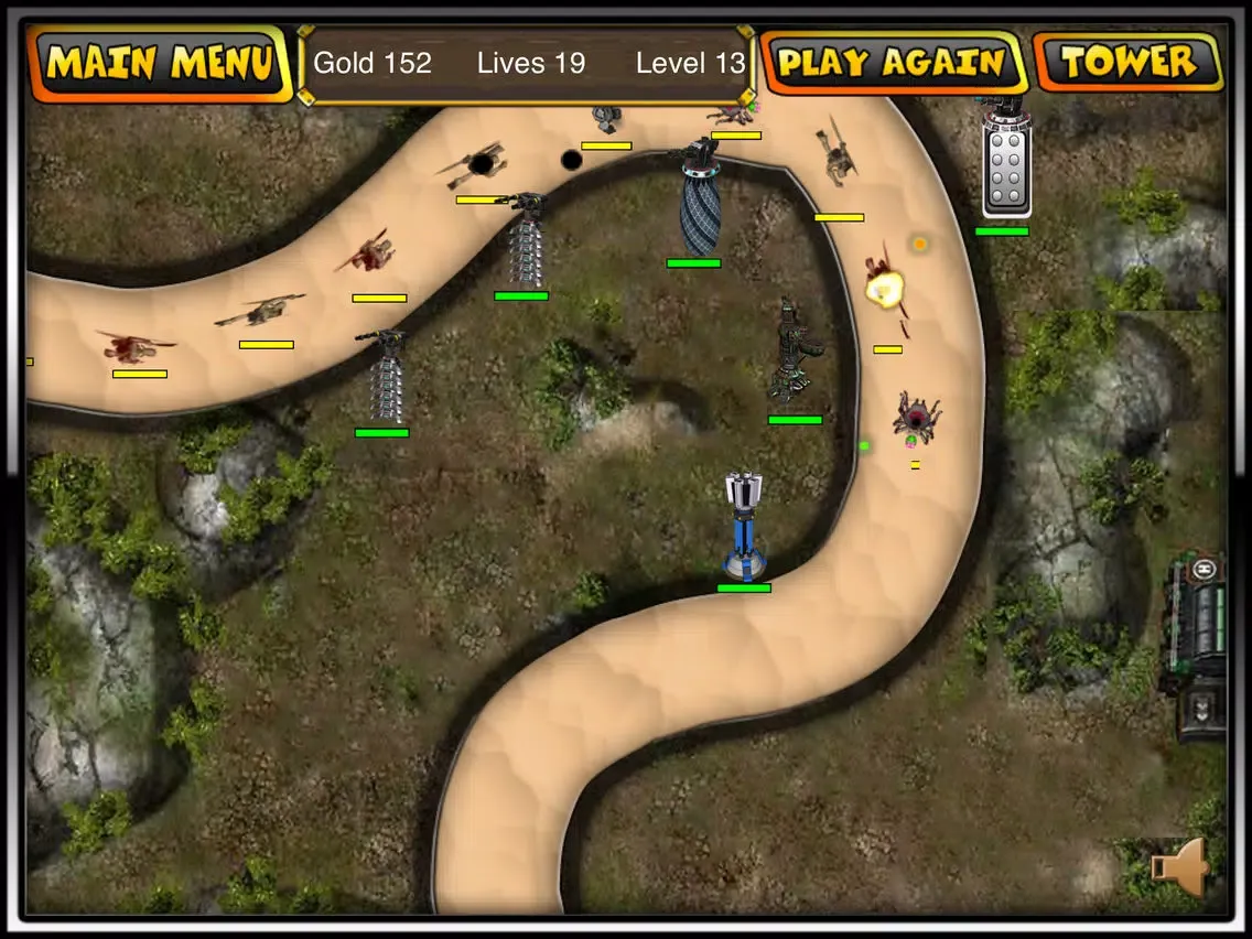 Alien Attack Simulation - Tower Defence Hero iPad  스크린샷