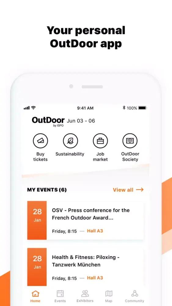 Tangkapan skrin OutDoor by ISPO