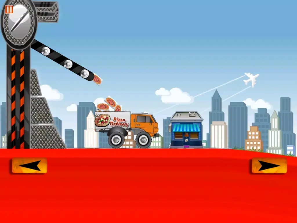 Crazy Pizza Delivery Truck iPad  سکرین شاٹس