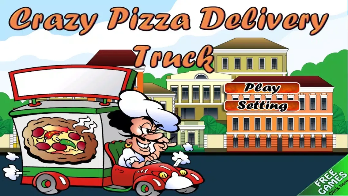 Crazy Pizza Delivery Truck سکرین شاٹس