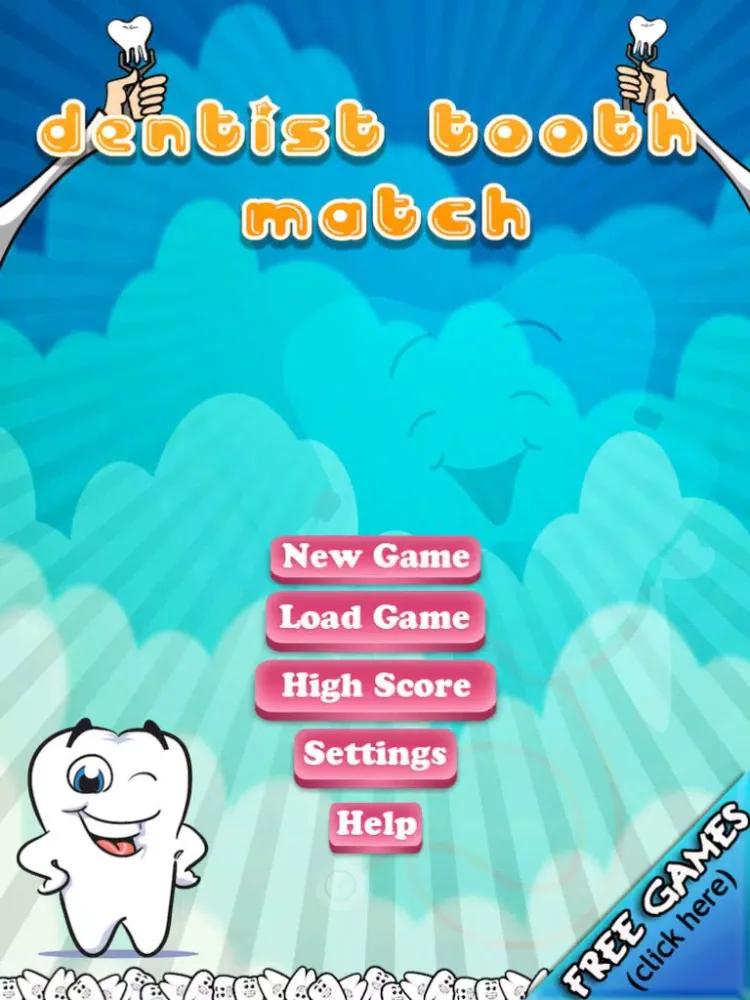 Capturas de pantalla de Little Tooth Match - Dentist Puzzle Mania iPad 