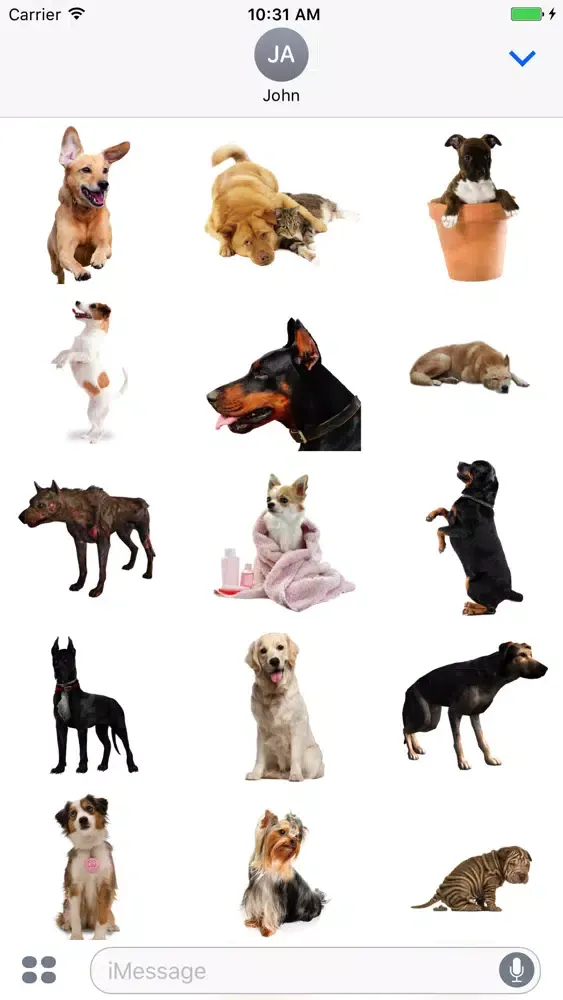 Dogs Stickers Pack スクリーンショット