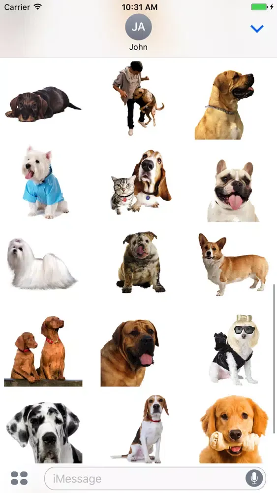 Dogs Stickers Pack スクリーンショット