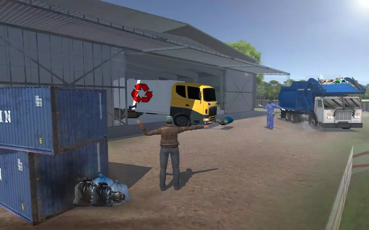 Road Garbage Dump Truck Driver Screenshots