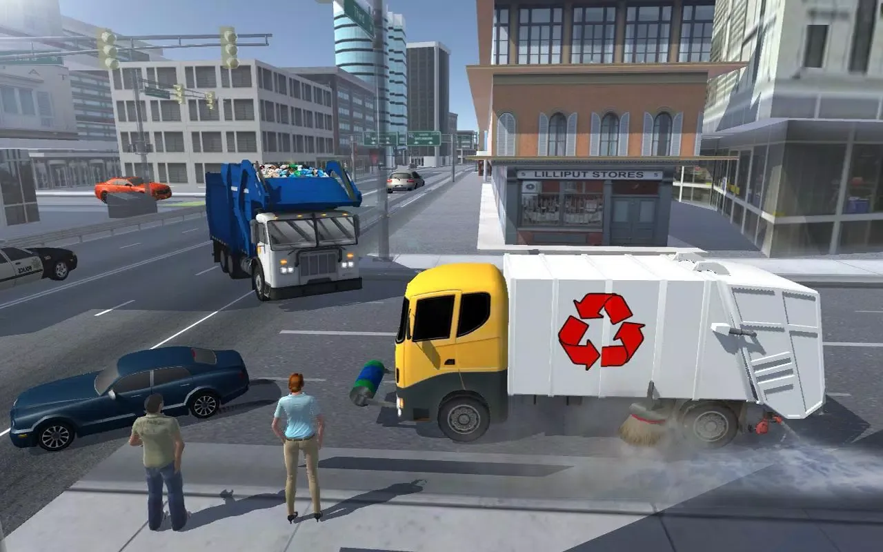 Road Garbage Dump Truck Driver Screenshots
