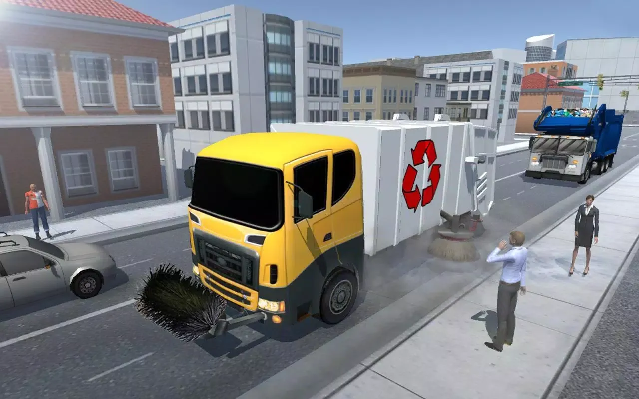 Road Garbage Dump Truck Driver Screenshots