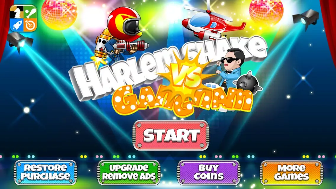 A Harlem Shake vs Gangnam Jetpack Flying Shooting - Full version स्क्रीनशॉट