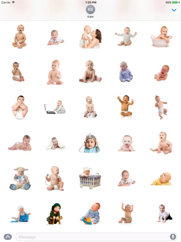 Best Baby Stickers iPad  Ekran Görüntüleri