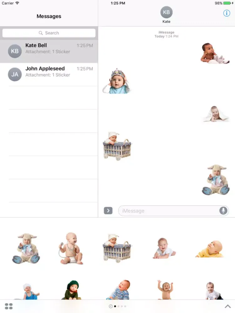 Best Baby Stickers iPad  Ekran Görüntüleri