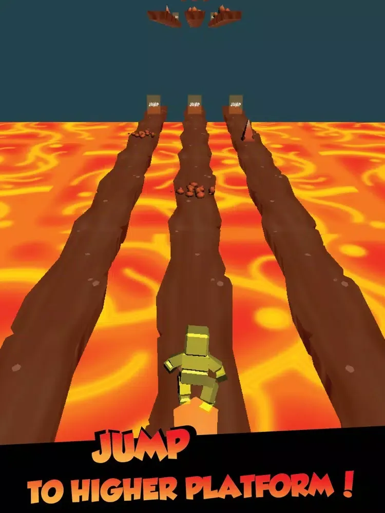 Capturas de tela do Lava Floor Jump – Hot Run Game iPad 