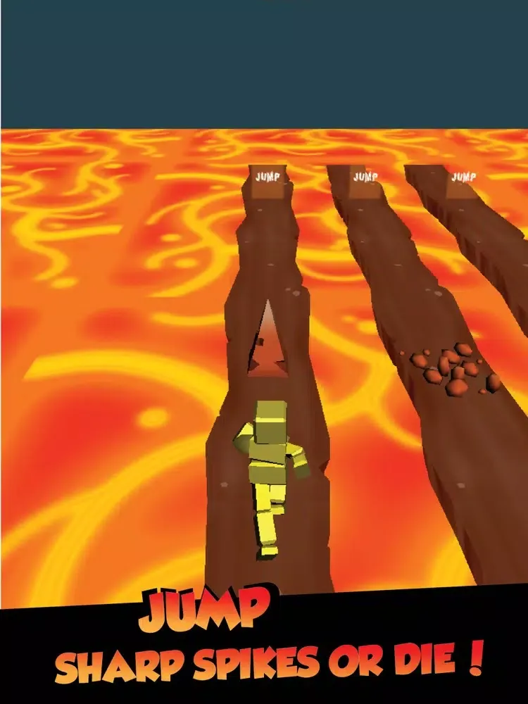 Capturas de tela do Lava Floor Jump – Hot Run Game iPad 