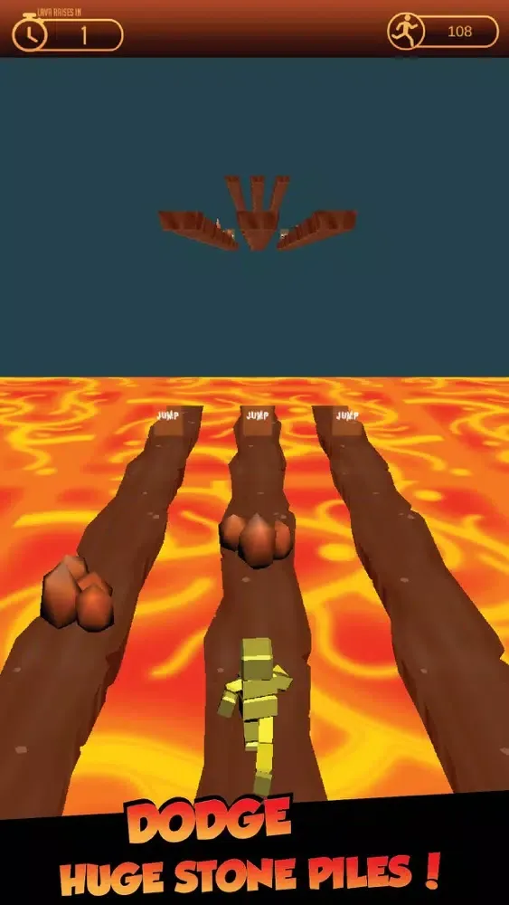 Capturas de tela do Lava Floor Jump – Hot Run Game