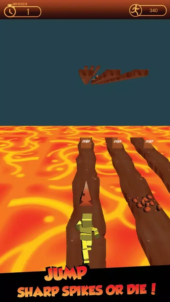 Capturas de tela do Lava Floor Jump – Hot Run Game