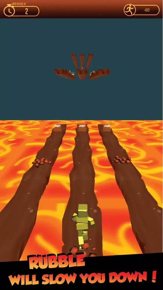 Capturas de tela do Lava Floor Jump – Hot Run Game