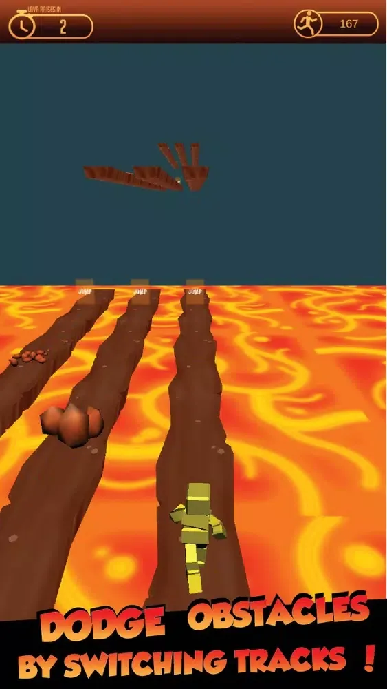 Capturas de tela do Lava Floor Jump – Hot Run Game