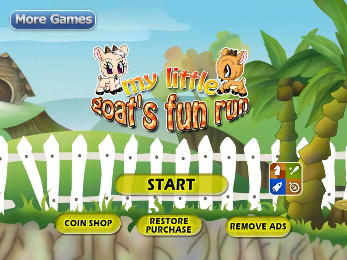 My Little Goat's Fun Run - Free version iPad  스크린샷