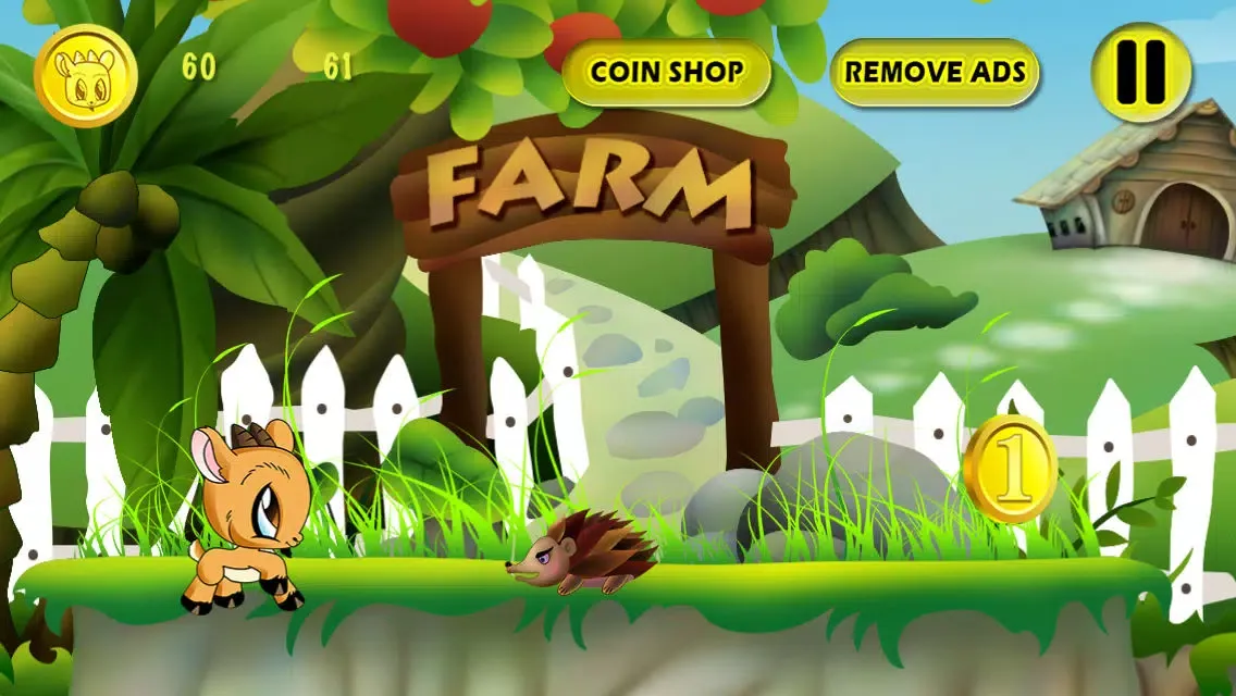 My Little Goat's Fun Run - Free version 스크린샷