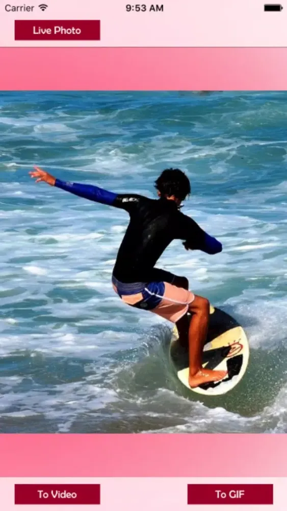 Capturas de tela do Live to Gif for Live Photos Sharing