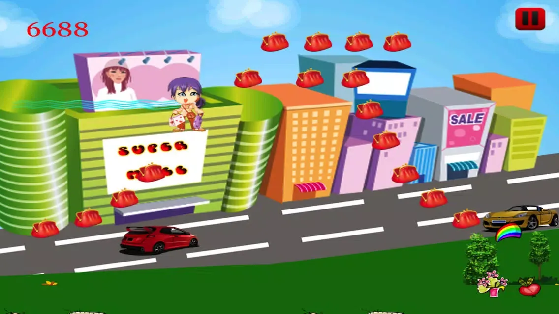 Capturas de pantalla de Cutie Mall Girl - Make up, Jewellery, Fashion Jump Grab 'N Dash