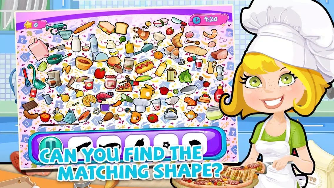 Crazy-Messy Kitchen! Diner Chef - Hidden Objects Puzzle Game Ekran Görüntüleri