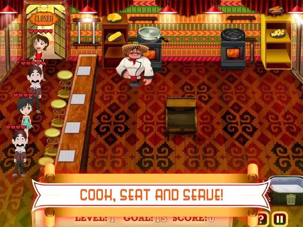 Mexican Fiesta! Super-Star Taco Chef - Fastfood Cooking iPad  स्क्रीनशॉट