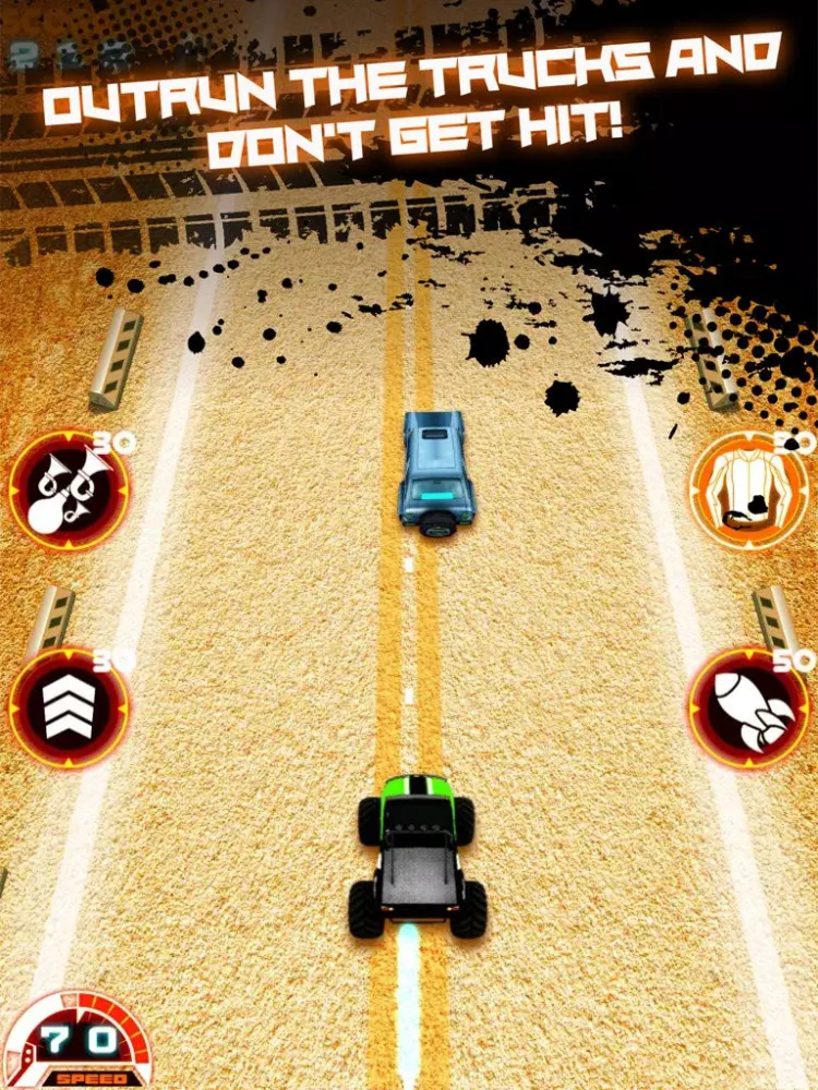 3D Highway Speed Chase - 4x4 Monster Truck Nitro Racer: Real Off-road Driving Experience iPad  Screenshots