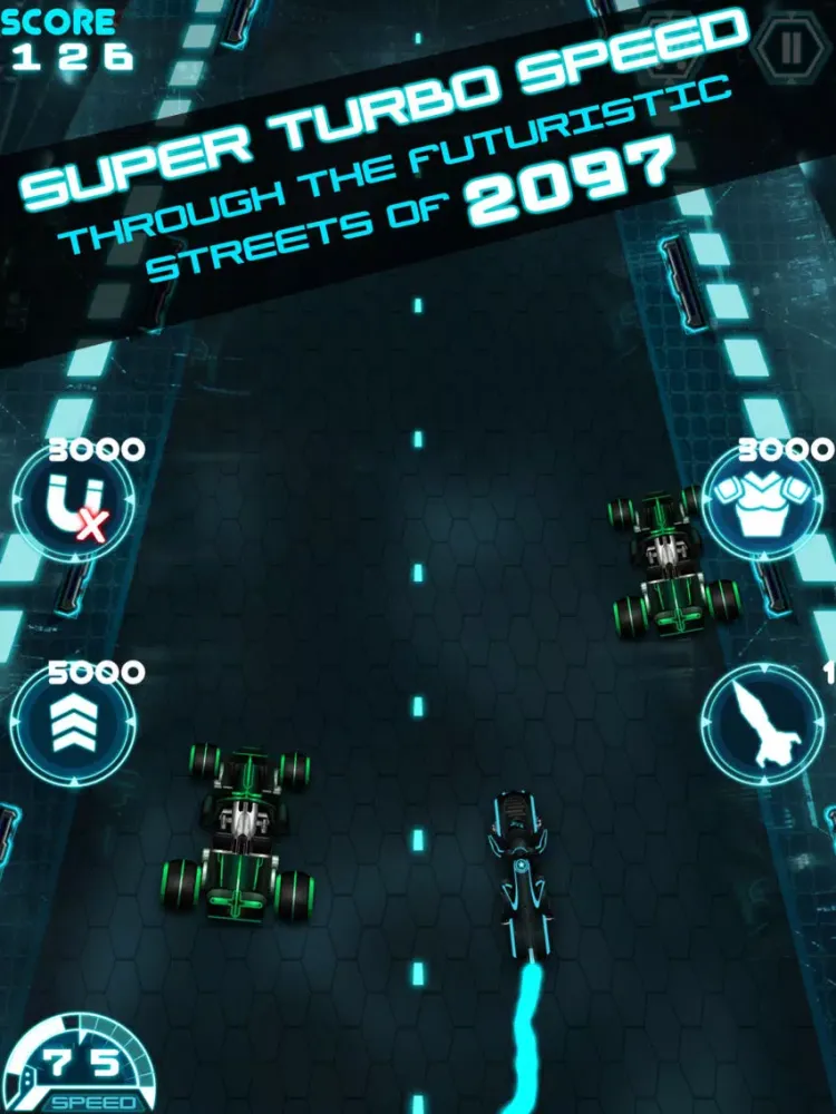 Скриншоты A Neon Police Escape Chase Future Sprint Smash Battle Pro Version HD iPad 
