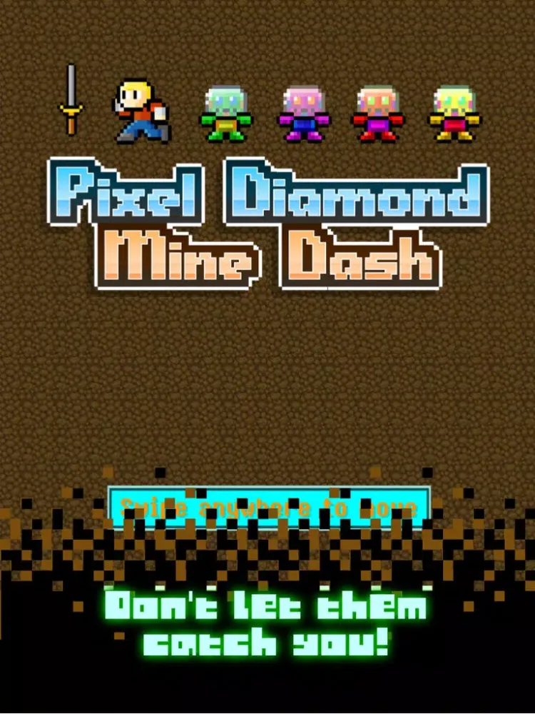 Diamond Block City Mine Rush - Cube World Digger Survival Maze Full Version iPad 应用截图