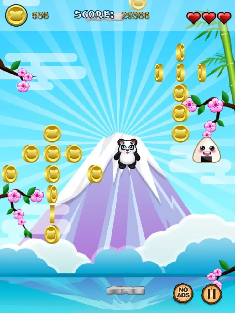 Capturas de pantalla de Awesome Jump Happy Panda! iPad 