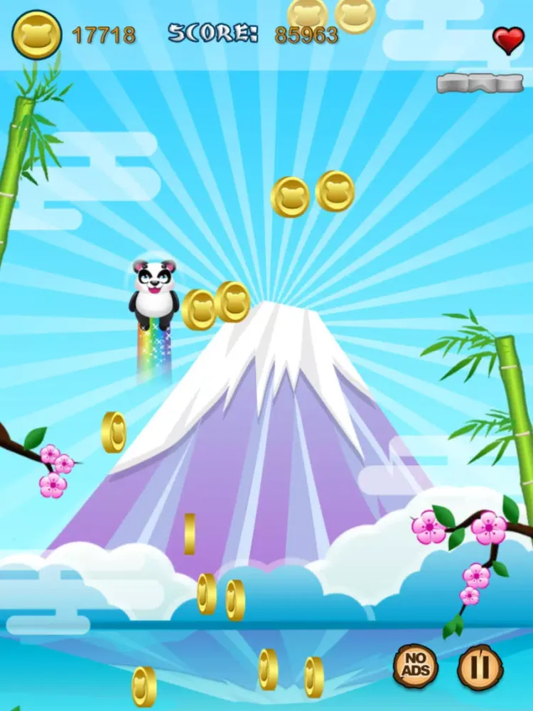 Capturas de pantalla de Awesome Jump Happy Panda! iPad 