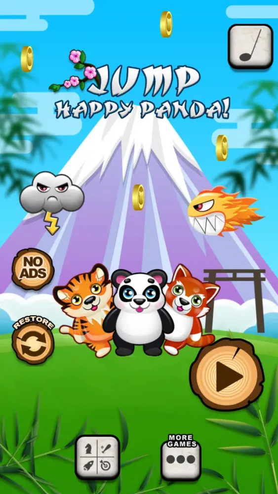 Capturas de pantalla de Awesome Jump Happy Panda!