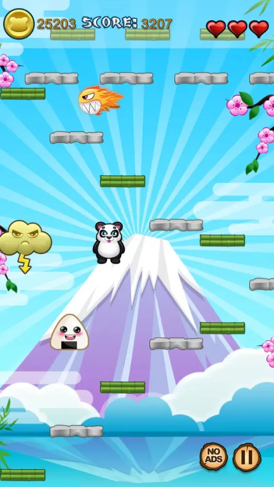 Capturas de pantalla de Awesome Jump Happy Panda!