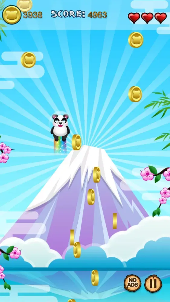 Capturas de pantalla de Awesome Jump Happy Panda!