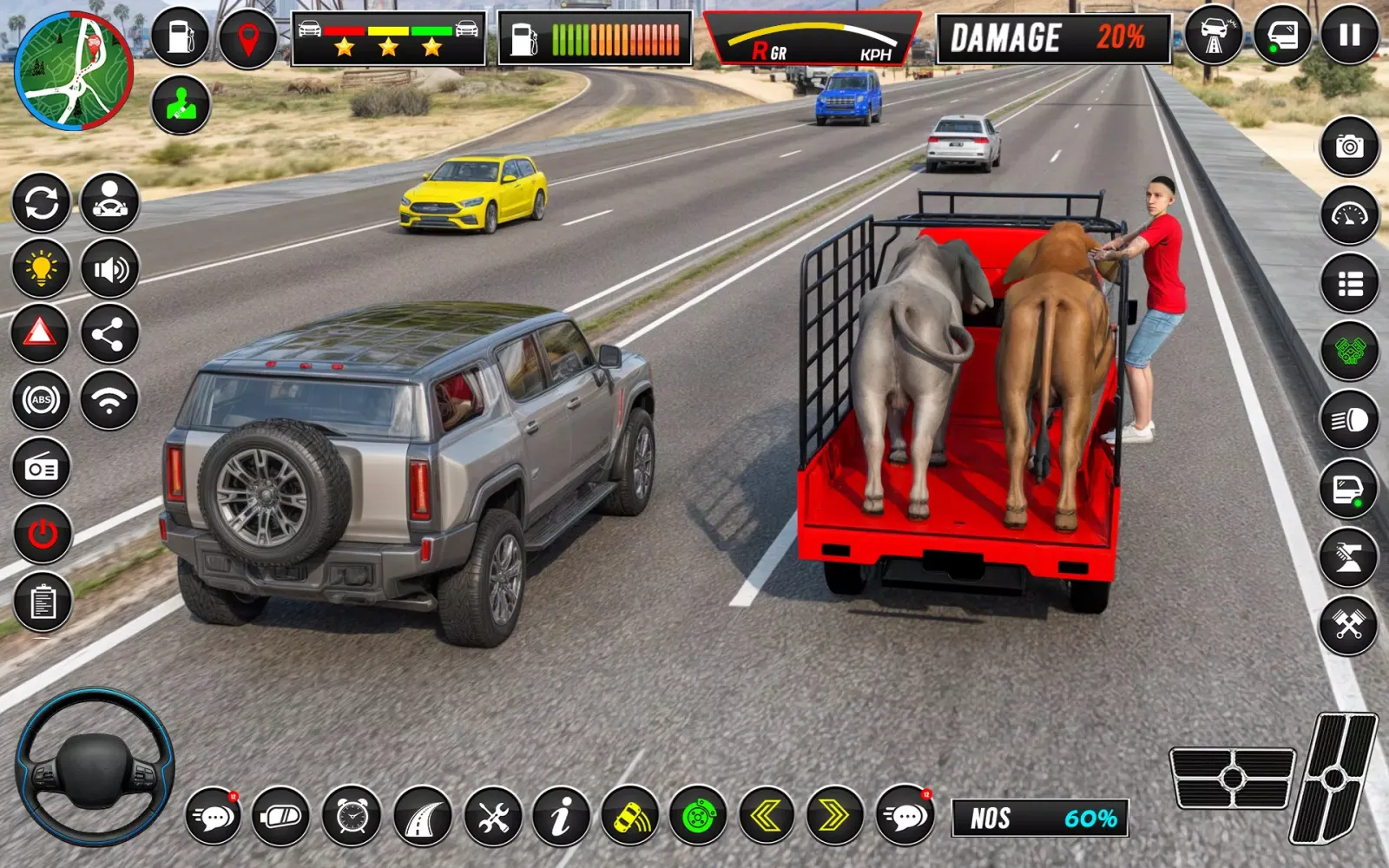 Ảnh chụp màn hình của Rescue Animals Truck Transport