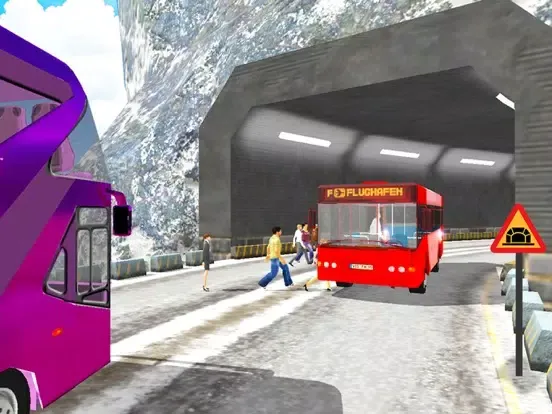 Capturas de tela do Snow Bus Hill Driving Real Offroad Simulator iPad 