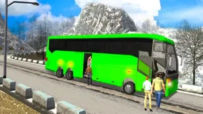 Capturas de tela do Snow Bus Hill Driving Real Offroad Simulator