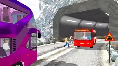 Capturas de tela do Snow Bus Hill Driving Real Offroad Simulator