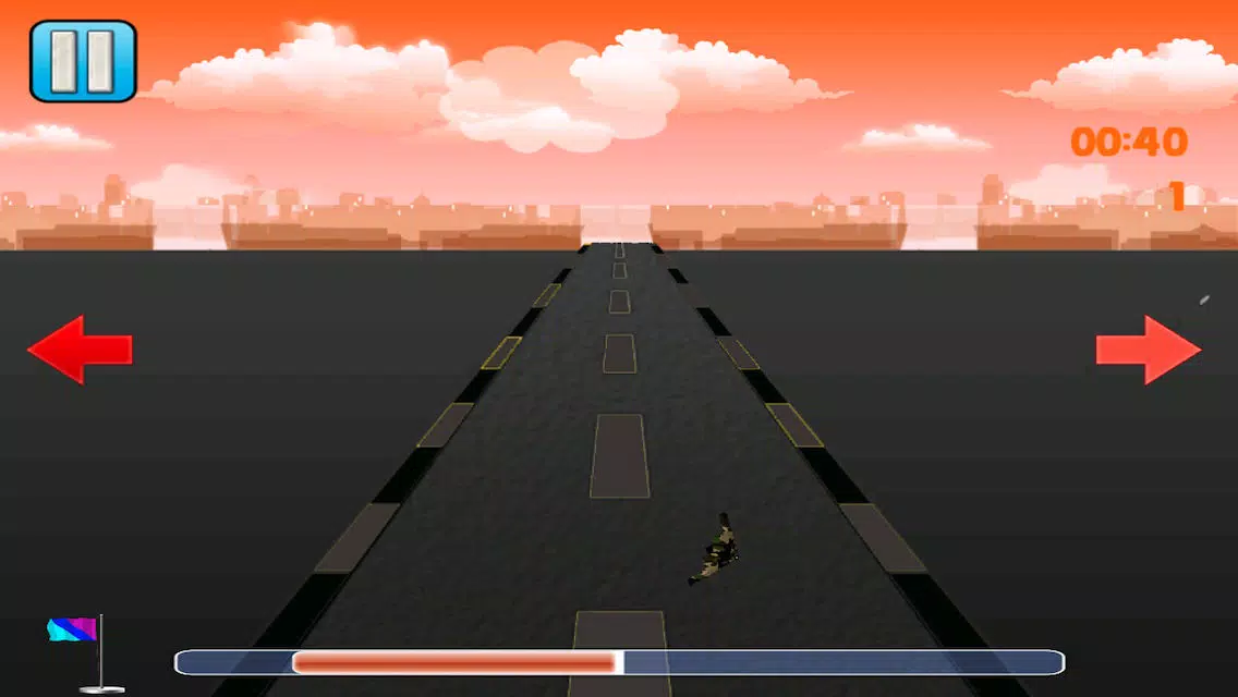Tangkapan skrin Fighter jet dangerous landing - flying parking mission