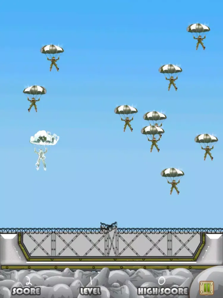 A Toy Soldier Parachute Drop Rescue Mission iPad  스크린샷