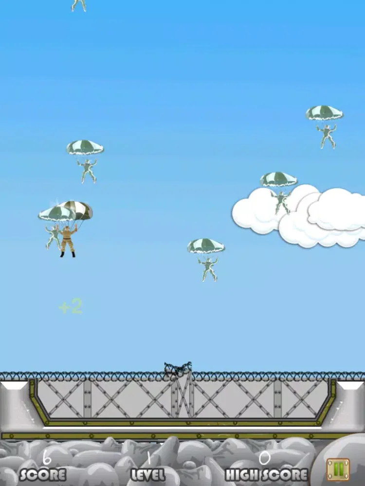 A Toy Soldier Parachute Drop Rescue Mission iPad  스크린샷