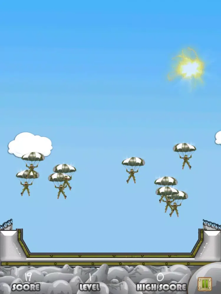 A Toy Soldier Parachute Drop Rescue Mission iPad  스크린샷