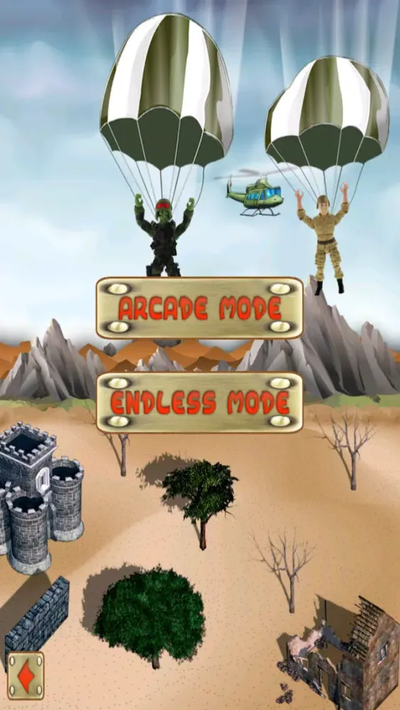 A Toy Soldier Parachute Drop Rescue Mission 스크린샷