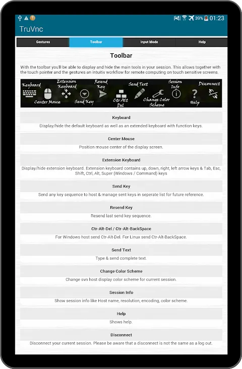 TruVnc Screenshots