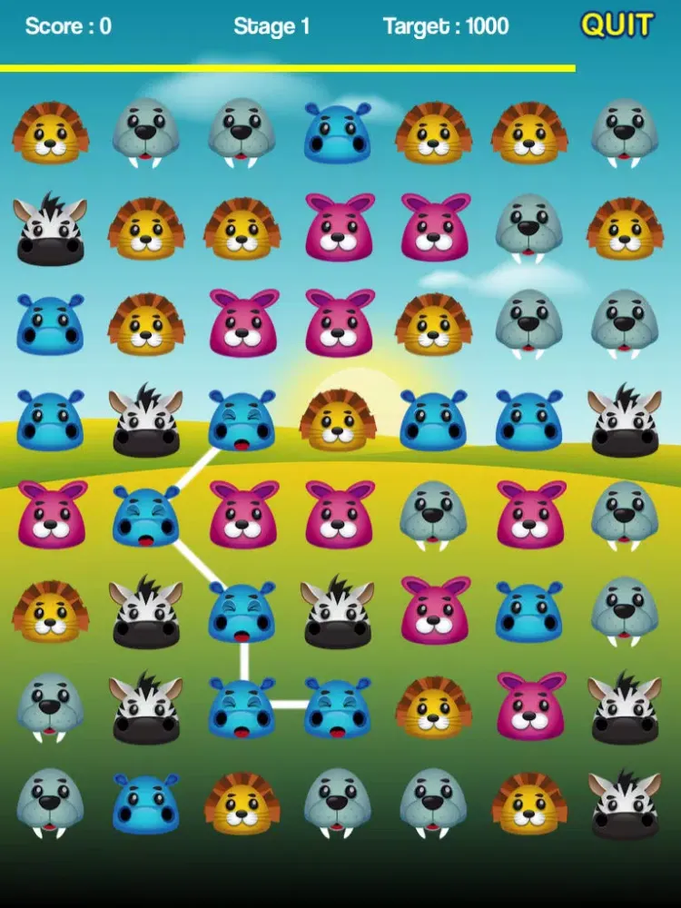 Animal Bubble Dots Zoo Splash - Match with Friends iPad  Ekran Görüntüleri