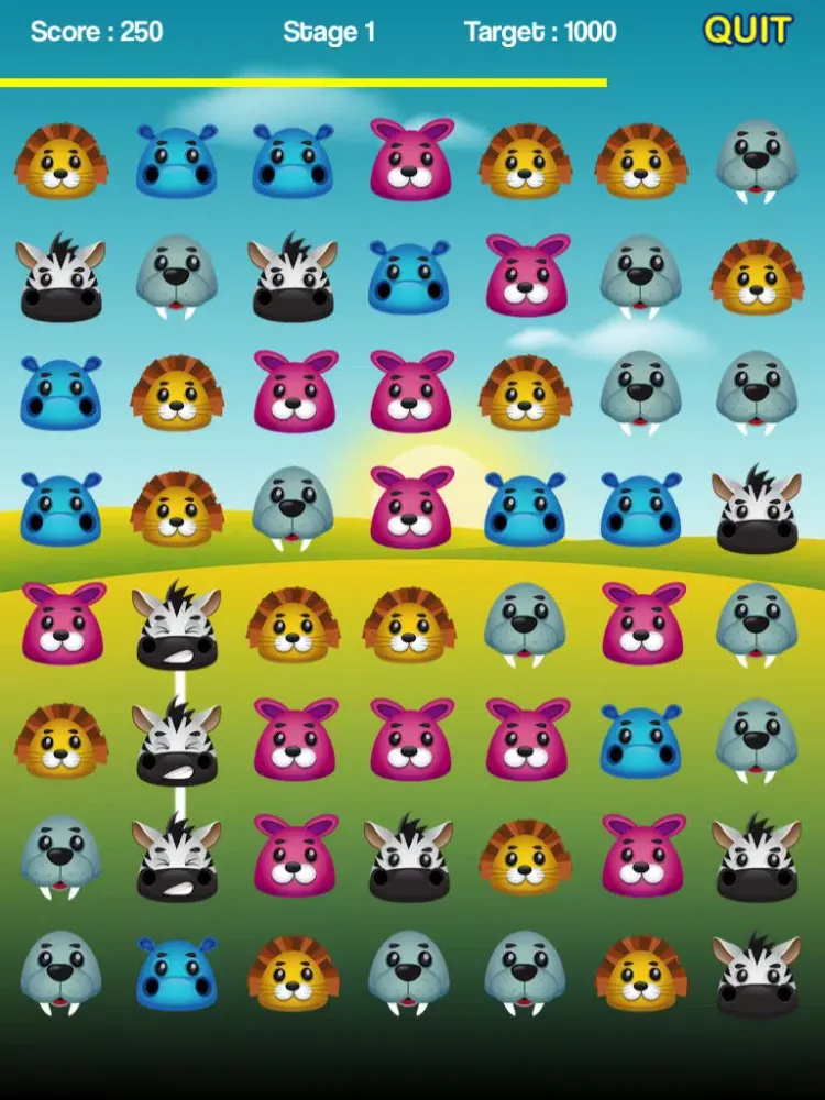 Animal Bubble Dots Zoo Splash - Match with Friends iPad  Ekran Görüntüleri